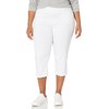 Briggs New York Womens Plus-Size Pull On Capri Pocket Casual