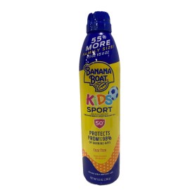 Banana Boat KIDS Sport Sunscreen Lotion Spray SPF 50+ 9.5 oz. (269g) 02/2027