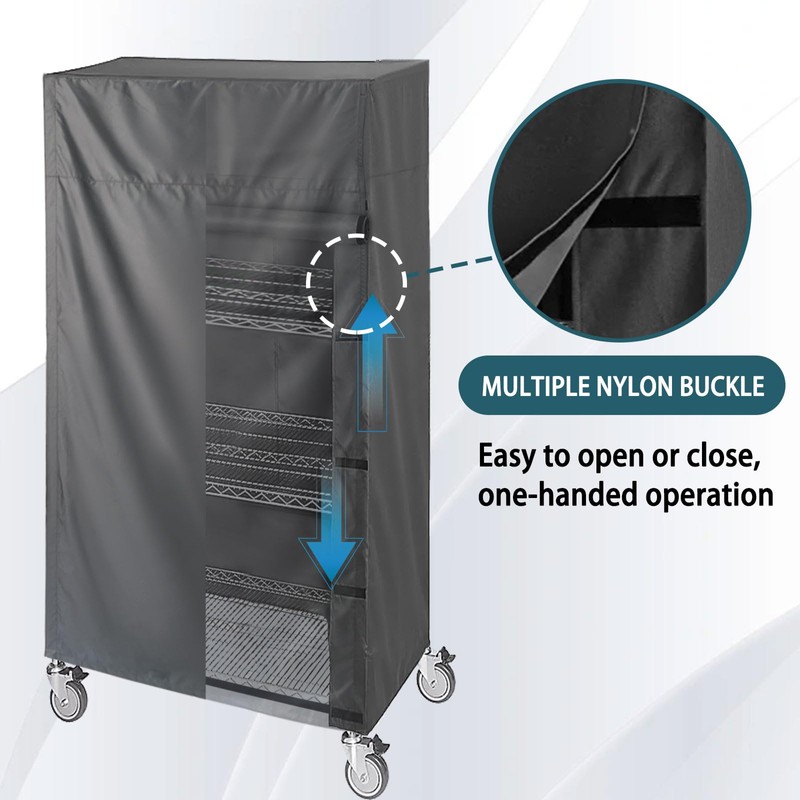 ZYSUOR Waterproof Shelving Cover for Storage Shelf and Wire Rack,