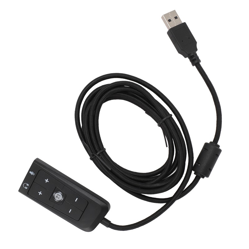 USB to 3.5mm Jack Audio Sound Card Adapter with Headphone