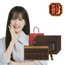Nonghyup Red Ginseng Hansamin Red Ginseng Good Day Stick 10ml 60 packs 4 sets + shopping bag / 농협홍삼 한삼인 홍삼진 굿데이스틱 10ml 60포 4세트+쇼핑백
