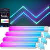 LPMYLMC Glide RGB-IC LED Wall Lights 4Pcs, Smart LED Wall