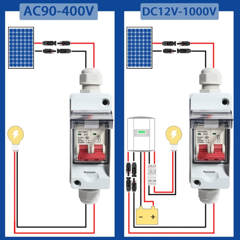shengbowi 1 String PV Combiner Box Solar Isolator Switch 1