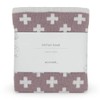 Ecovask Kitchen Tea Towel Single Organic Cotton, Navy Cornflower Chequer