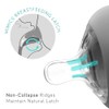 Nanobebé, Biberón de Silicón, 270 ml./ 9Oz., 3 Pack, Color