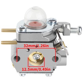 HUSWELL TB22 TB32EC Carburetor for Troy Bilt TB21EC TB22EC Craftsman WS210 WS2200 WS-2400 String Trimmer Weed Eater Murray M2500 M2510 Brush-Cutter Cub Cadet SS270 BC210 String Trimmer