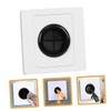 KONTONTY 5pcs Wall Plate Cable Pass Through Cover Rubber Pad