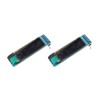 TECNOULAB 2pcs 0.91 inch 128*32 IIC I2C Blue OLED LCD