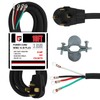 EP 4 Prong Dryer Cord, 10 ft 10/4 SRDT, 30Amp