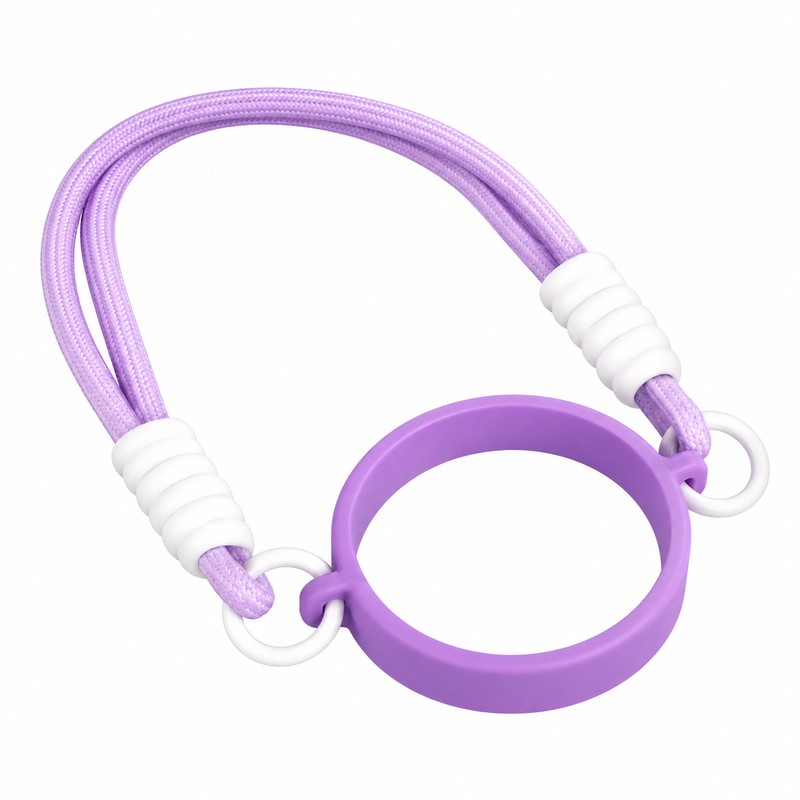 Silicone Water Bottle Handle Strap for Carrying – Portable Sling