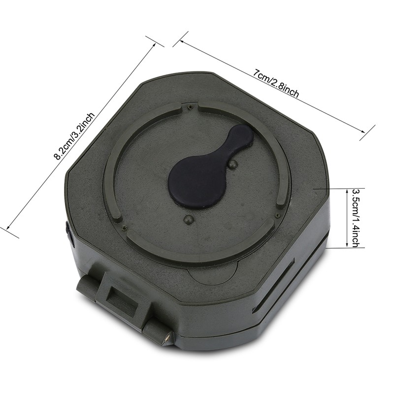 Portable High Precision Military Compass Outdoor Survival Camping Hiking Equipment