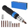 12PCS Impact Screwdriver Set, Professional 1/2" Hand Impact Wrench, S2