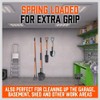 HORUSDY 10 Pack Spring Grip Mop and Broom Holder, Garden
