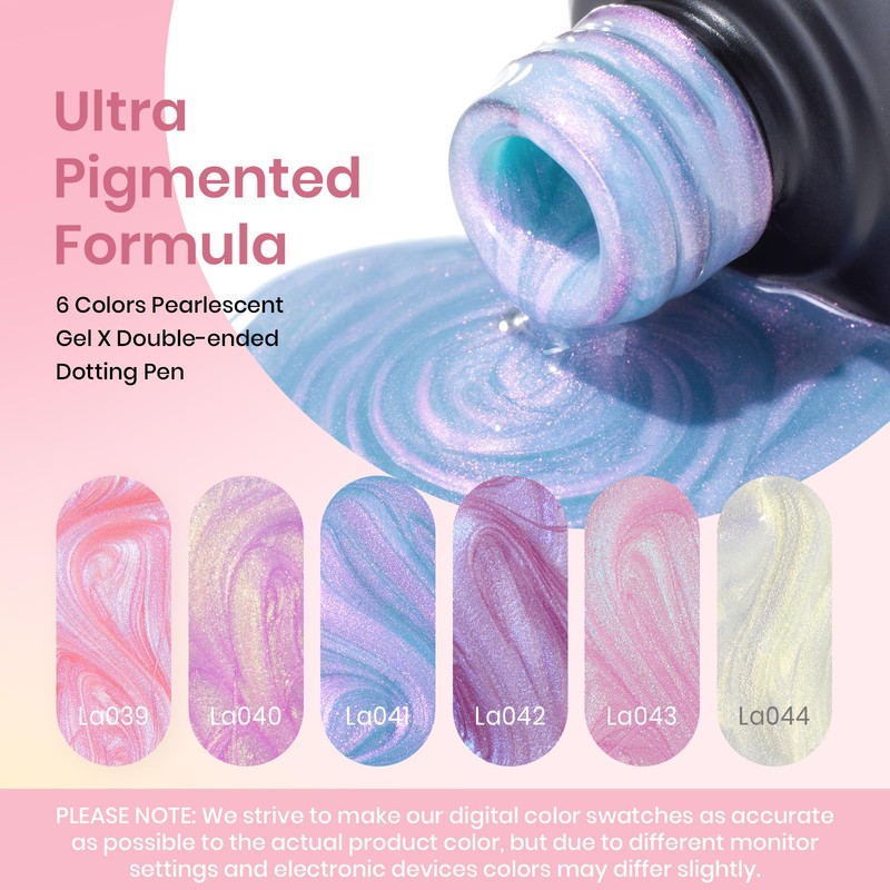 beetles Gel Polish Beetles Pearl Gel Nail Polish, 6 Colors