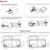 Berta (3 Pairs) 21 Inch Soft Closing, 100 Lb Loading