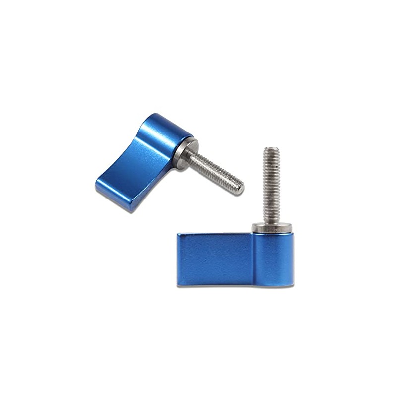 LEONTOOL 2 Pcs M4 17mm Male Threading Rotating Knob Adjustable