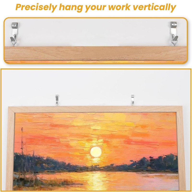 mosiller 246Pcs Picture Hanging Kit - Picture Hangers Assorted Kit