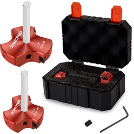 3 Blade PVC Pipe Reamer Kit 1-1/2 inch & 2 Inch,2Pcs Plastic Pipe PVC Reamer Kit Plumbing Tool Socket Saver Fitting Saver for Sch.40 CPVC ABS Socket Hub,with 3/8-Inch Hex Shaft,Fit Standard 1/2" Drill