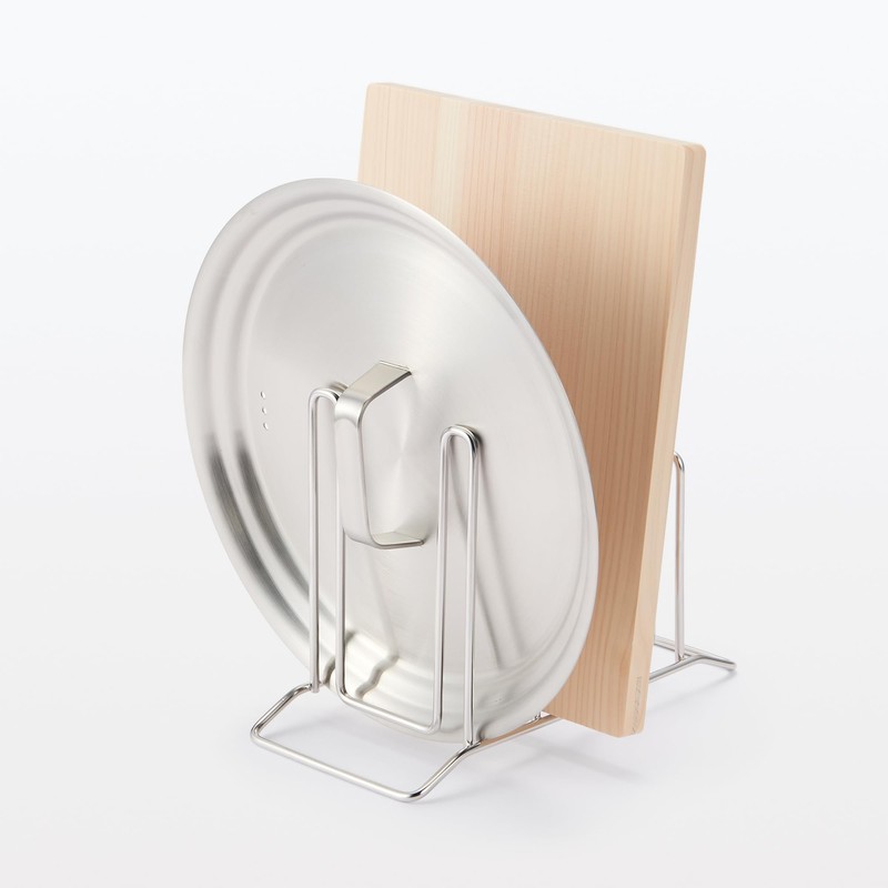 MUJI MCC63A2S Stainless Steel Kitchen Stand, Silver, Approx. Width 3.9