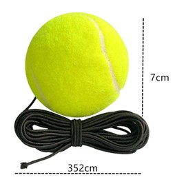 Loopunk 2 Pieces Tennis Training Balls, Tennis Trainer, Tennis Training Balls, With Drawstring, Hard Tennis Practice, Individual, High Elasticity, Easy Operation, Easy To Carry, For Juniors,