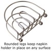 Blue Donuts Satin Nickel Arc Collection Napkin Holder – Napkin
