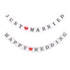 LKCCTK Set of 2 Wedding Garlands, Happy Wedding/Just Married, Perfect