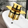 SIIU Bathtub Stopper | Shower Drain Hair Catcher, Pop-up Tub