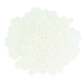 HELIFOUNER 300 Pieces M4 White Nylon Flat Washers, Plastic Washers, Inner Diameter 4mm, Outer Diameter 9mm, Thickness 1.0mm