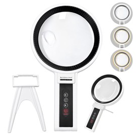 Alovez Magnifying Glass 25X 30X Magnifying Glass for Seniors, Children, Jewelers, Hobbies