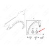 Rexka 25pcs Wheel Opening Molding Retainer Clip KB8A-51-W24A Compatible with