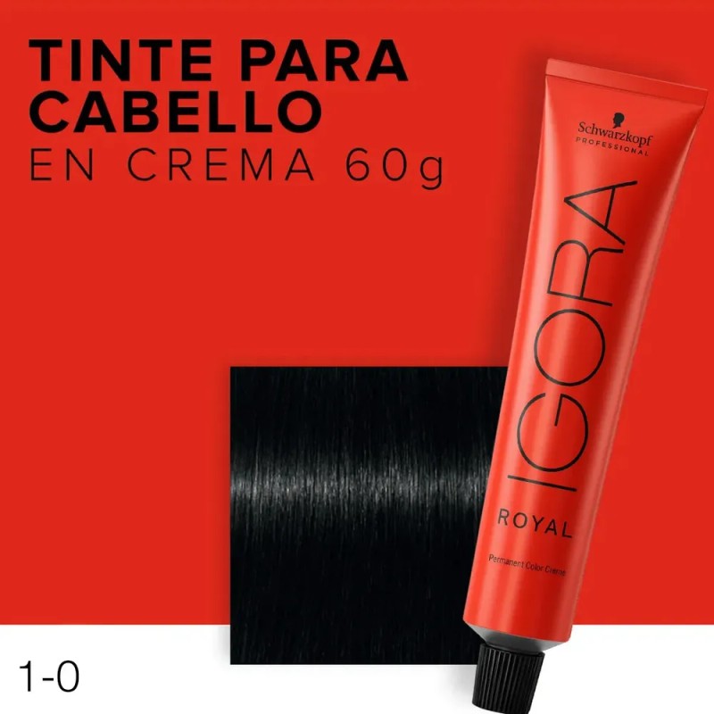 Tinte Permanente En Crema Igora Royal Tubo De 60g