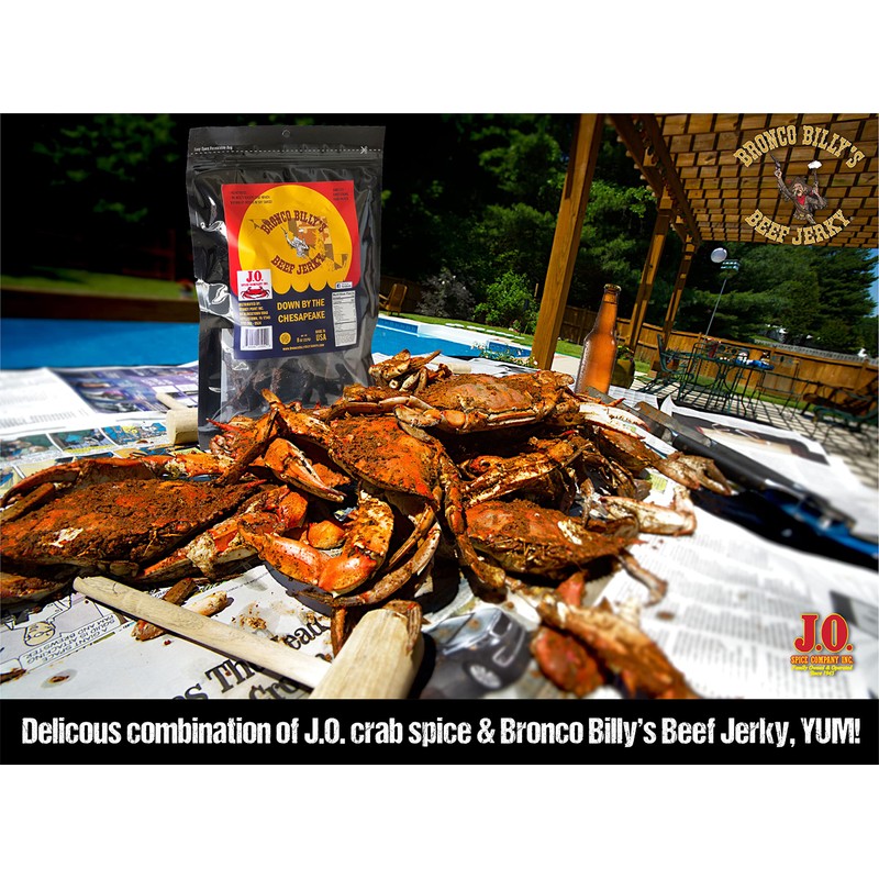 Bronco Billy's Beef Jerky Down By The Chesapeake Half Pound