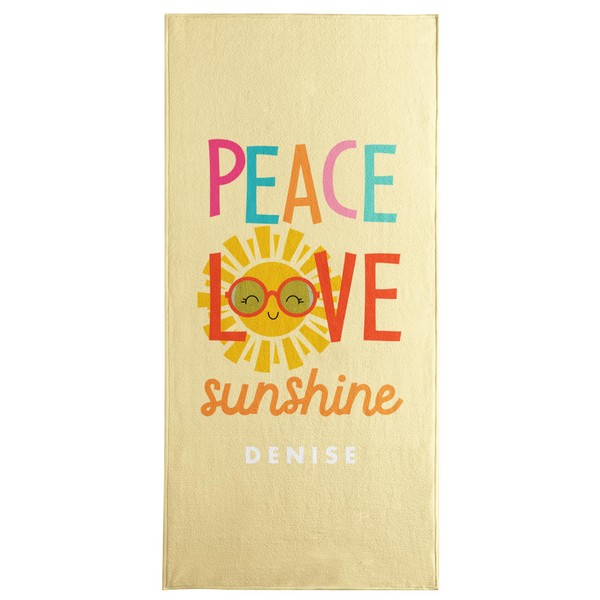 Let's Make Memories Personalized Beach Towel - Summer Camp -