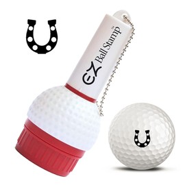 ProMarking EZBallStamp - Marcador de sello de pelota de golf (herradura negra)