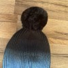 Jocelyn NWT Black Blue Metallic Faux Fur Beanie Winter Hat