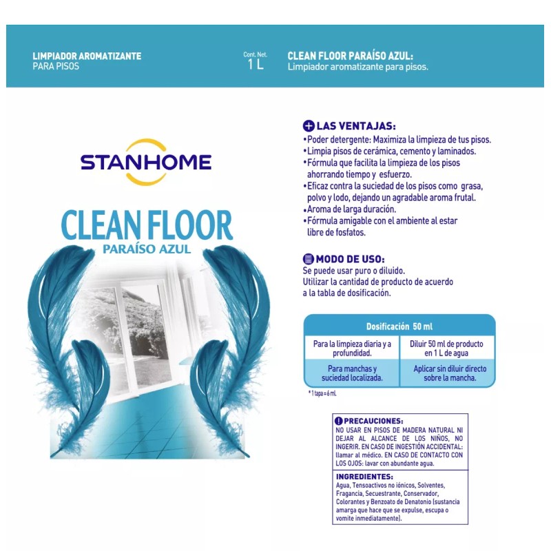 Stanhome Clean Floor Limpiador Aromatizante De Pisos