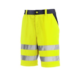 teXXor 4346-48"Erie High Visibility-Short, Yellow/Navy Blue, Size 48