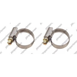 Gemi Narrow Band 9mm Steel Hose Clamp 12-20mm - Made in Germany Pack of 2   HC12-20/9