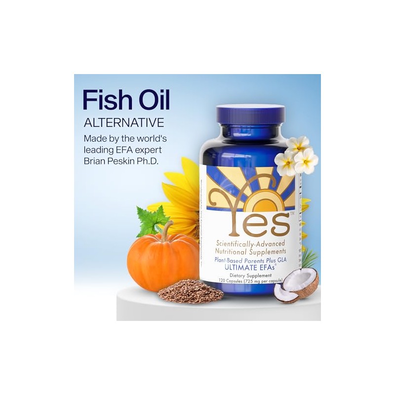 Yes Parent Essential Oils ULTIMATE EFAs 120 Capsules, Based On