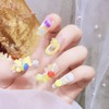 Nail Parts, Lollipop, Approx. 100 Pieces, 3D, Large, Colorful, Candy,