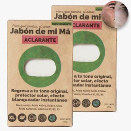 Pack x2 Jabones Aclarantes De Mi Má Ácido Kojico