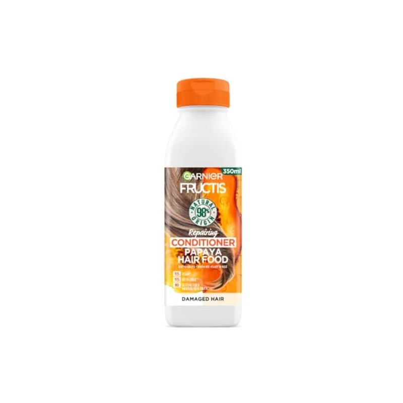 Garnier Acondicionador Fructis Hair Food Papaya, 350 Ml
