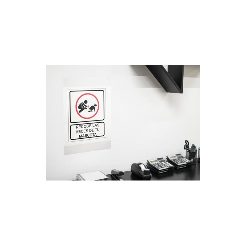 Señalamiento Letrero 21x30 Recoge Las Heces De Tu Mascota