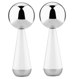 Snblzhef Ice Globes for Face Eyes Massage Ice Ball Ice Roller Stainless Steel Rotating Ice Ball