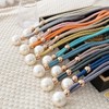 Folmywy Curtain Tiebacks with Big Pearl 2 Pack Adjustable Boho