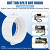 2" Spa Hot Tub Heater Split Nut Unions with Screw