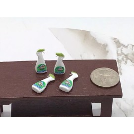 Cindis Minis Artisan Dollhouse Miniatures 1:12 Scale Scrubbing Bubbles Cleaning Products