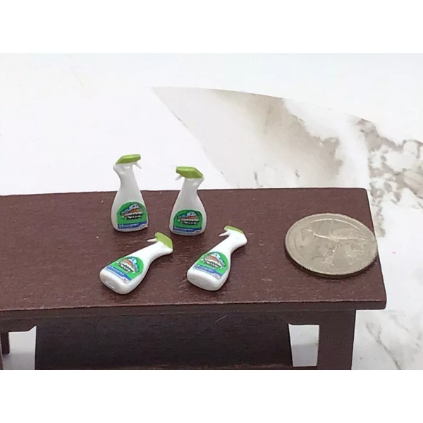 Cindis Minis Artisan Dollhouse Miniatures 1:12 Scale Scrubbing Bubbles Cleaning