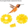 Taicols 15 Replacement Flowers for Hummingbird Feeders, Replacement Parts for