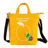 Pekoayamushi Sagara Embroidery Print Type 2 Way Bag Orange